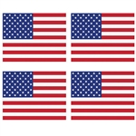 Plastic American Flag Placemats