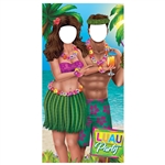 Luau Couple Photo Prop Stand-Up