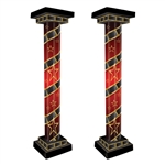 Red Carpet 3-D Tall Column Props