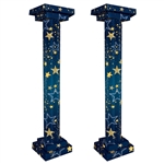 Starry Night 3-D Tall Column Props