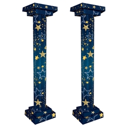 Starry Night 3-D Tall Column Props