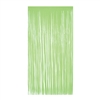 1-Ply Plastic Fringe Curtain - Neon Lime