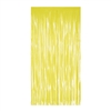 1-Ply Plastic Fringe Curtain - Yellow