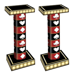Casino 3-D Short Column Props