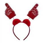 #1 Hand Boppers w/Marabou - Red