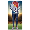 Int'l Sports Female Athlete Photo Prop Stand-Up