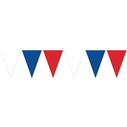 Red, White & Blue Oversized Pennant Banner