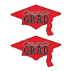 Congrats Grad Cutouts - Red