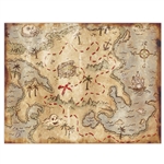 Plastic Treasure Map Placemats