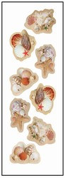 Seashell Stickers (2 sheets/pkg)