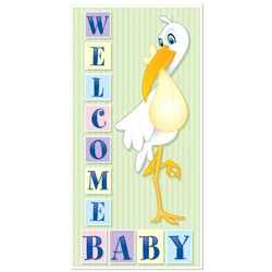 Welcome Baby Door Cover