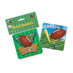 Game Day Football Coasters (8/pkg)