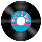 Rock and Roll Record Coasters (8/pkg)