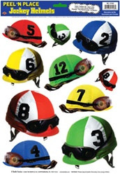 Jockey Helmets Peel N Place (10/sheet)