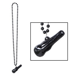 Black Violin Case Medallion Beads (1/pkg)