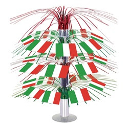 Italian Flag Cascade Centerpiece