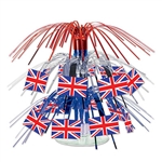 British Flag Mini Cascade Centerpiece