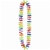 Silk N Petals Rainbow Floral Leis (1/pkg)