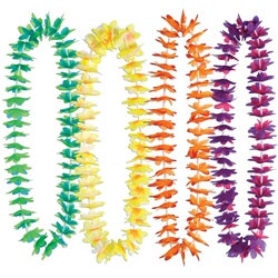 Assorted Silk N Petals Waikiki Leis (1/pkg)