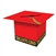 Red Graduation Cap Card Box