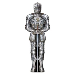 The Jointed Suit of Armor makes a perfect wall decoration for lining the walls of an entrance hallway or posting on either side of the main entrance door. It is a great, easy-to-use decoration that measure six feet tall! Comes one per package.