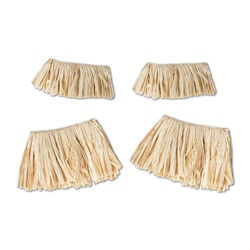 Raffia Arm and Leg Ties (4/pkg)