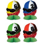 Jockey Helmet Centerpieces (4/pkg)