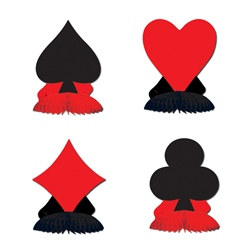 Card Suit Playmates (4/pkg)