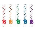 16th Whirls (5/pkg)