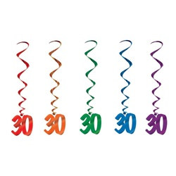 30th Whirls (5/pkg)