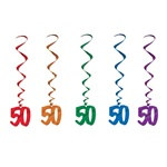 50th Whirls (5/pkg)