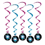 Rock and Roll Record Whirls (5/pkg)