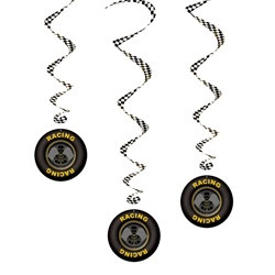 Race Car Whirls (3/pkg)