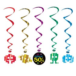 80's Whirls (5/pkg)