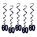 60th Whirls (5/pkg)