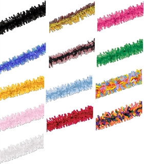 12' Creative Craft Tissue Fringe (Choose Color)