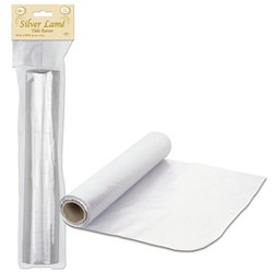 Silver Lame Table Runner Roll (50 feet)