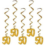 50th Anniversary Whirls (5/pkg)