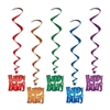 Happy Birthday Whirls (5/pkg)