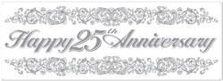 25th Anniversary Sign Banner