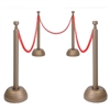 Red Rope Stanchion Set