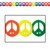 Multi-Color Peace Sign Garland