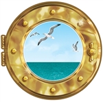 Cruise Ship Porthole Peel-N-Place Decal