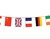 International Flag Banner (12 Countries)