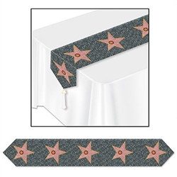 Printed Star Table Runner