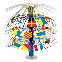 Nautical Flag Cascade Centerpiece