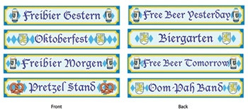 Oktoberfest Sign Cutouts