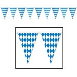 Oktoberfest Pennant Banner, 30 ft