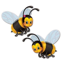 Bumblebee Cutouts (2/pkg)