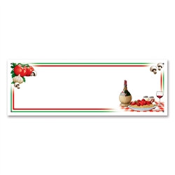 Italian Night Sign Banner